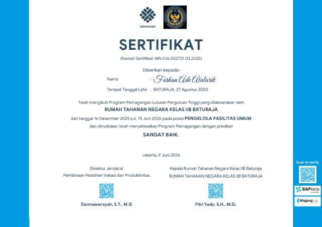 Program Pemagangan Nasional Kemnaker